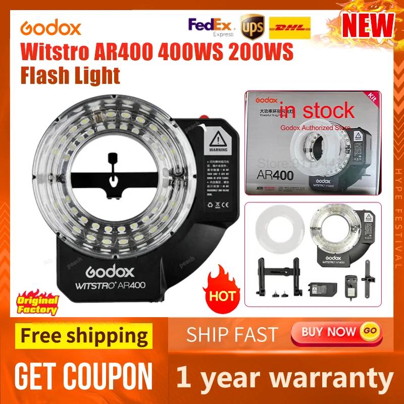 Godox Witstro ÷ Ʈ ǵƮ LED   Ʈ, C/N CD50 T03 2Y  Ƭ ̿ ͸ , AR400 400WS 200WS